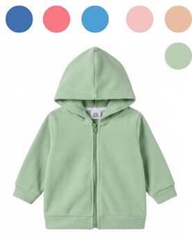 CAMPERA BEBE EN MICROPOLAR PIMA LISO. BIG BAY