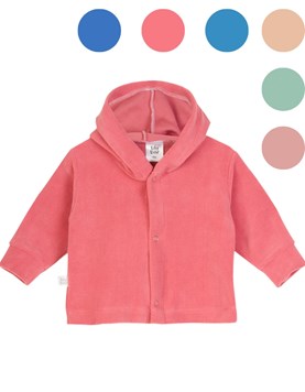 SAQUITO CON CAPUCHA DE MICROPOLAR PIMA LISO. BIG BAY