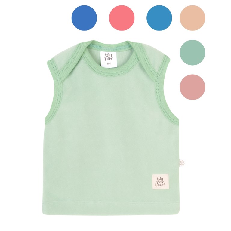 CHALECO AMERICANO EN MICROPOLAR PIMA LISO. BIG BAY