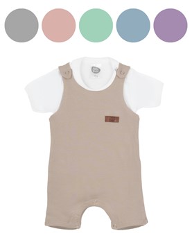 Conjunto Jardinero rustico + Body. Big bay