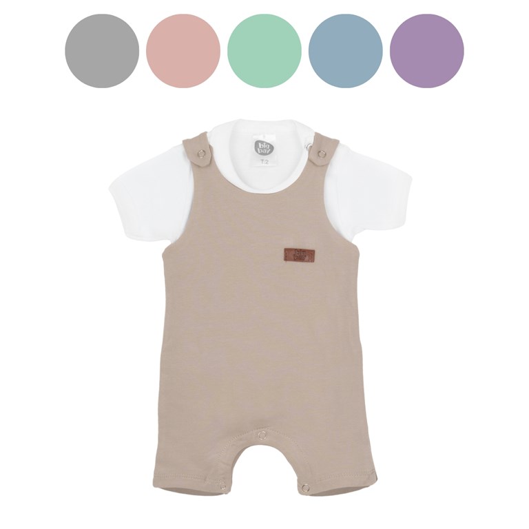 Conjunto Jardinero rustico + Body. Big bay