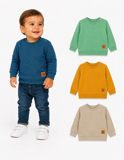 BUZO RUSTICO TEXTURADO PARA BEBE. BIG BAY