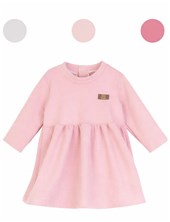 VESTIDO MANGA LARGA  PARA BEBA EN DARLON JACQUARD LISO. BIG BAY