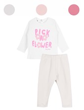 REMERA + CALZA PARA BEBA EN DARLON JACQUARD LISO. BIG BAY