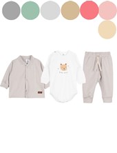 SET 3 PIEZAS BODY + SAQUITO Y MEDIO OSITO DARLON CUADRILLE. BIG BAY