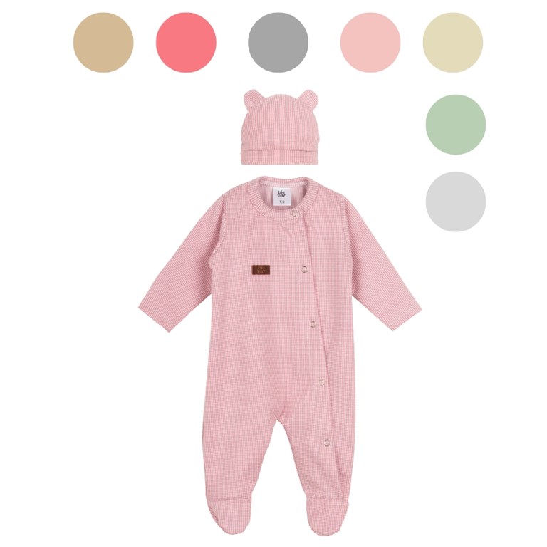 CONJUNTO ENTERITO +  GORRO DARLON CUADRILLE. BIG BAY