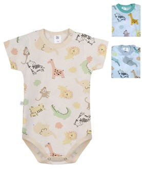 BODY MANGA CORTA JERSEY ESTAMPADO. BIG BAY