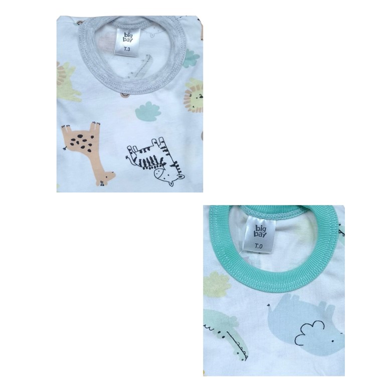 BODY SIN MANGA JERSEY ESTAMPADO. BIG BAY
