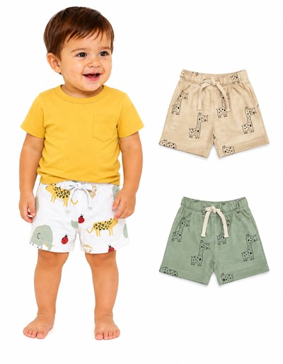 Short jersey estampado. Big bay
