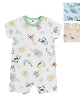 BODY MANGA CORTA + SHORT JERSEY ESTAMPADO. BIG BAY