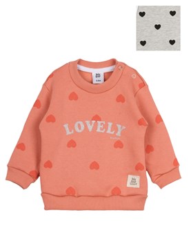 BUZO FRISA BEBA ESTAMPADO CORAZONES. BIG BAY