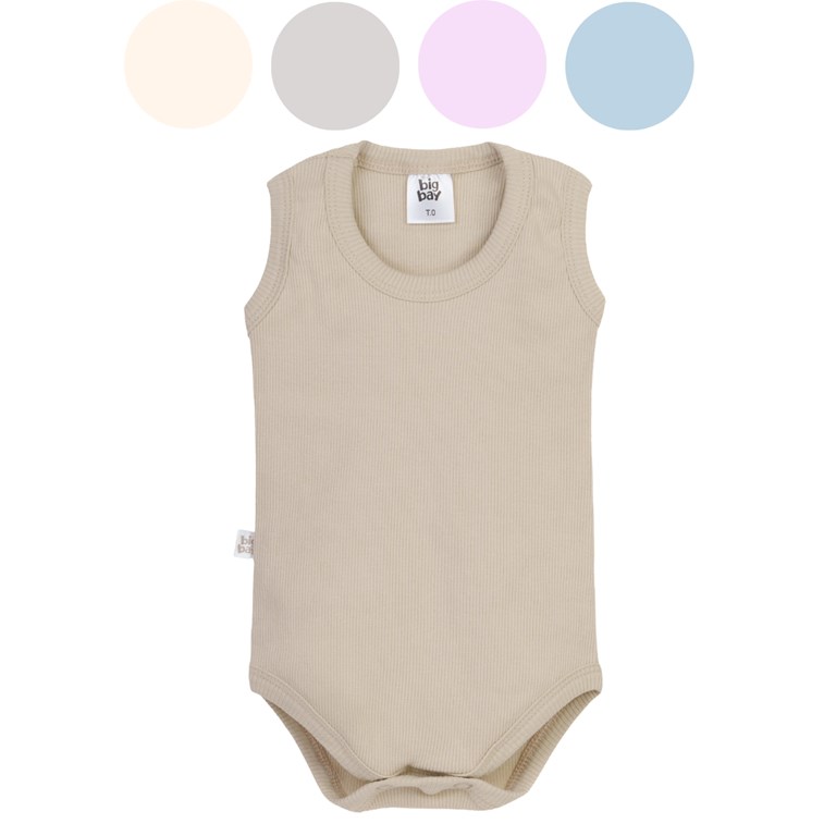 Body sin manga morley. Colores lisos. Big bay