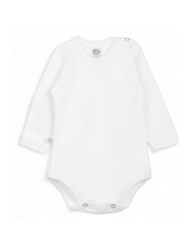 BODY MANGA LARGA COLOR BLANCO. (RN=0 3M=1 6M=2 9M=3 12M=4). BIG BOY