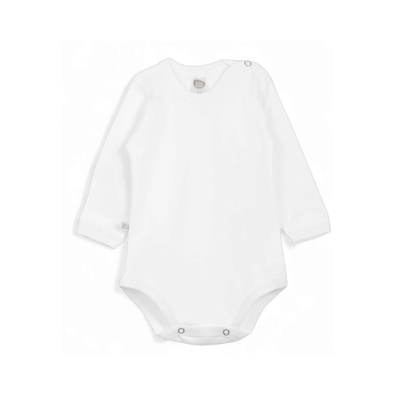 BODY MANGA LARGA COLOR BLANCO. (RN=0  3M=1 6M=2  9M=3  12M=4). BIG BOY