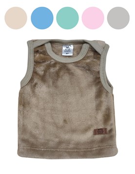 CHALECO AMERICANO DE PLUSH PARA BEBE. BIG BAY