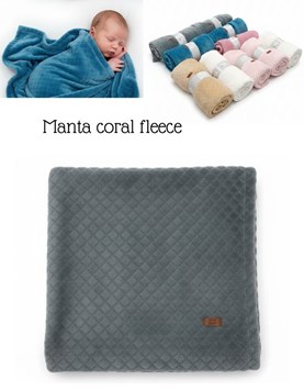 MANTITA CORAL FLEECE EMBOSSED. BIG BAY