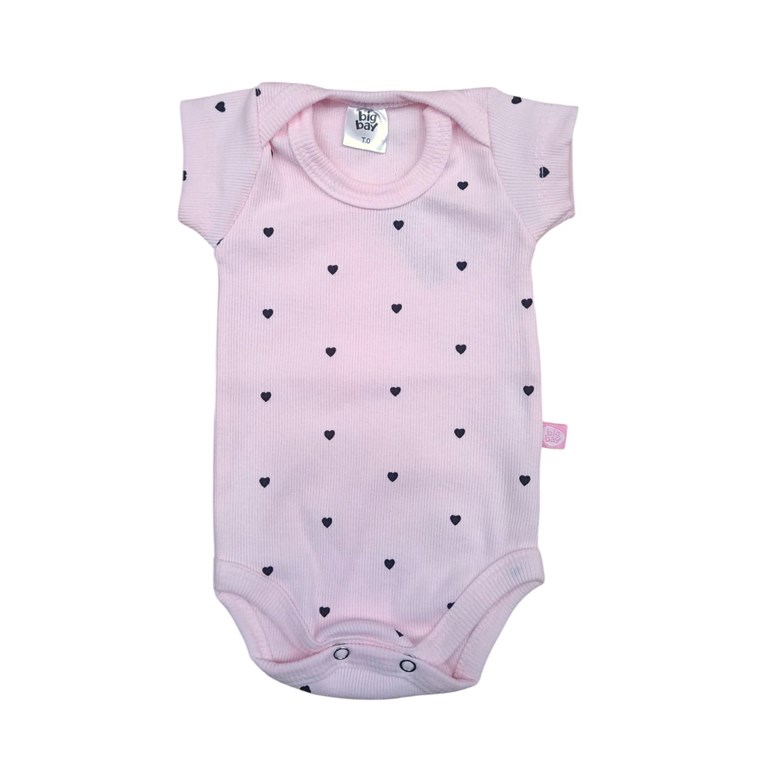 Body manga corta cuello americano morley estampado. Big bay