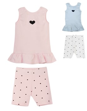 Conjunto: Musculosa morley estampado + biker. Big bay