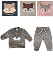 CONJUNTO BUZO + BABUCHA DE PLUSH CON LYCRA. BIG BAY