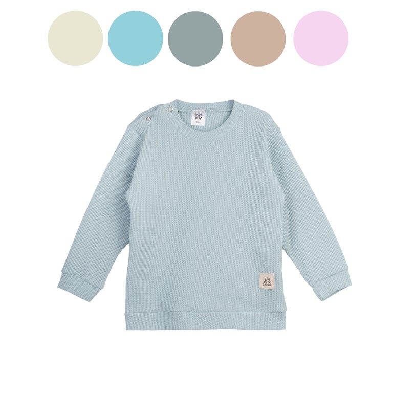 W9010 Buzo waffle colore slisos. Bebe y beba. Big bay