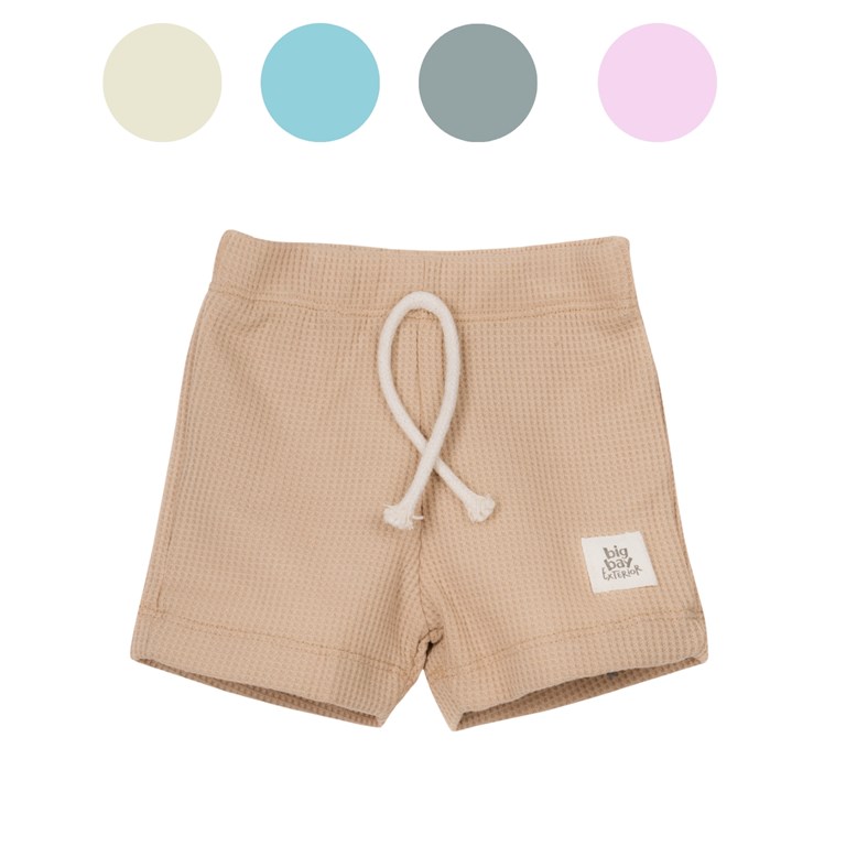 W9079 Short waffle lisos. Big bay