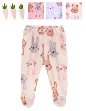 MEDIO OSITO DE PLUSH ESTAMPADO CONEJOS. BIG BAY