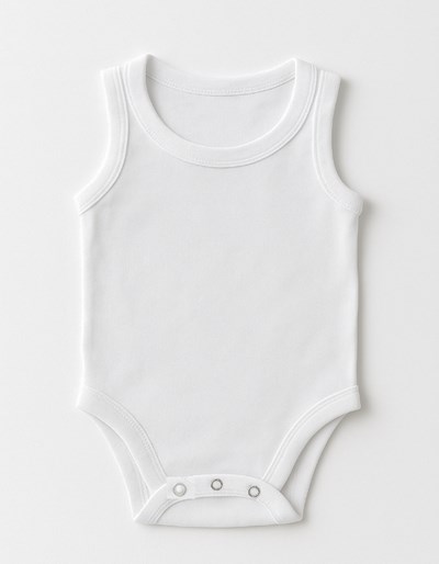 BODY SIN MANGA COLOR BLANCO. BIG BAY