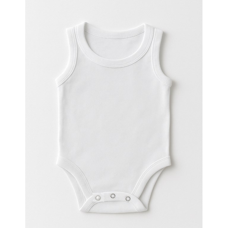 BODY GRANDE SIN MANGA COLOR BLANCO. BIG BAY