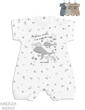 ENTERITO PARA BEBE VARON EN JERSEY ESTAMPAD VIDA MARINA DREAMS