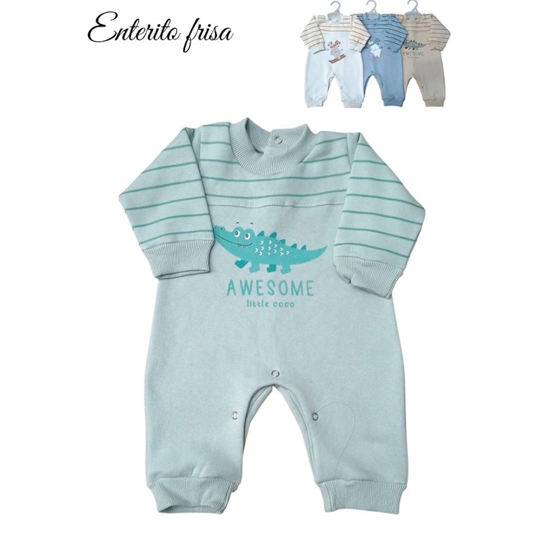 ENTERITO DE BEBE FRISA SIN PIE CON ESTAMPA. DREAMS