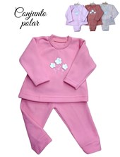 CONJUNTO BEBA MICROPOLAR BORDADO CENTRAL. DREAMS
