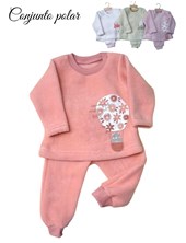 CONJUNTO DE BEBA POLAR CON ESTAMPA CENTRAL. DREAMS