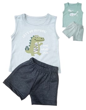 CONJUNTO BEBE MUSCULOSA Y SHORT. DREAMS