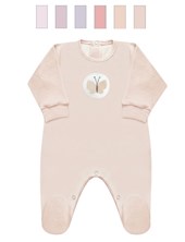 Enterito beba, plush bordado central con pié. Dreams