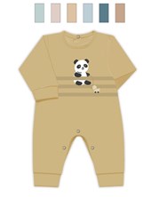 Enterito BB interlock, estampado central, sin pié, nena y varón. Dreams