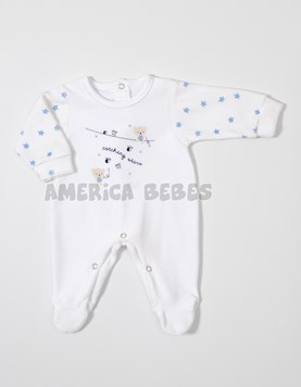 Body bebe jersey sin mangas con falda estampada mariposa canesu bordado.Dreams