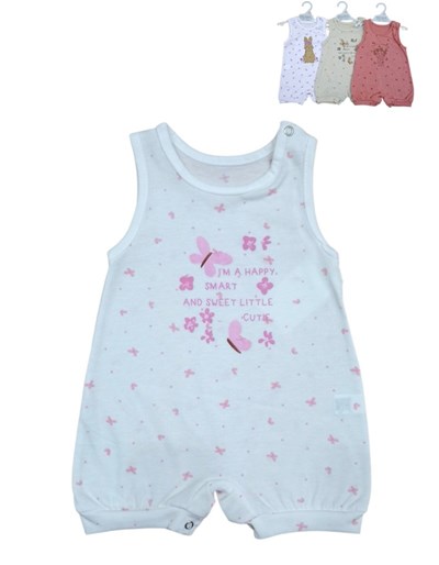 Enterito bebe sin mangas jersey estampado mariposa. Dreams