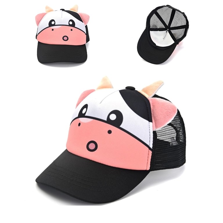 GORRO CAP INFANTIL CON OREJITAS ESTAMPADA