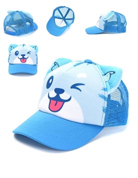 GORRO CON VISERA INFANTIL CON OREJITAS CON ESTAMPA