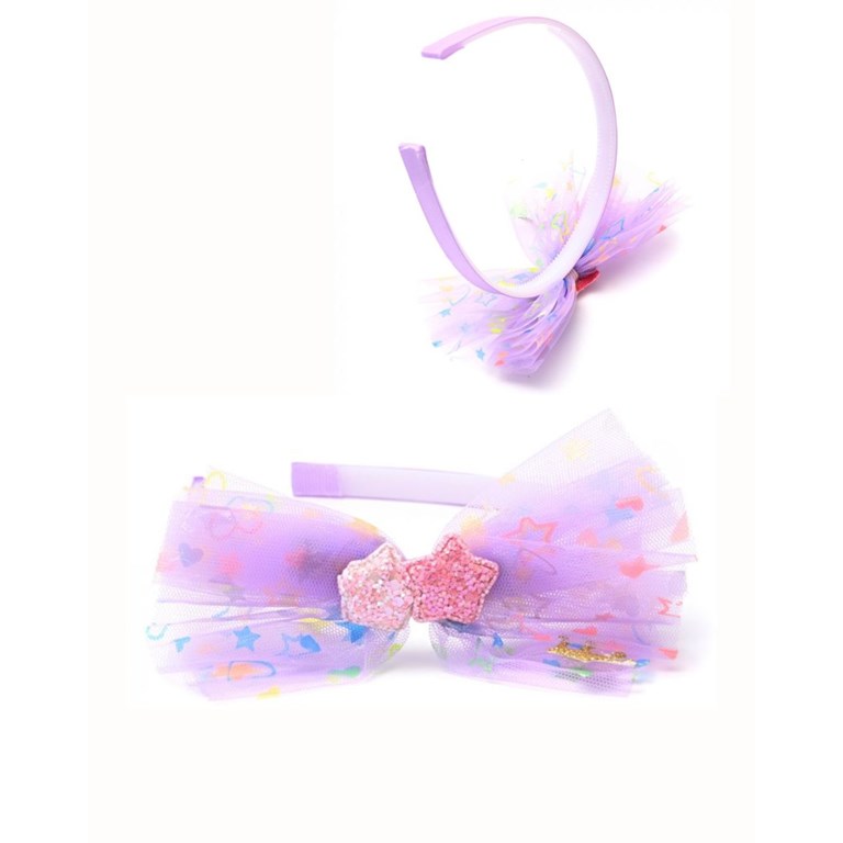 VINCHA INFANTIL CON MOÑO DE TUL