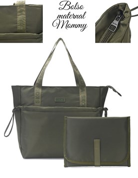 PROMO! BOLSO MOMMY CAMEL CON CAMBIADOR. SKORA