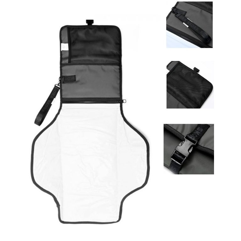 CAMBIADOR PLEGABLE CON BOLSILLO Y LLAVERO