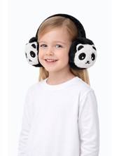 OREJERA INFANTIL OSO PANDA PIEL