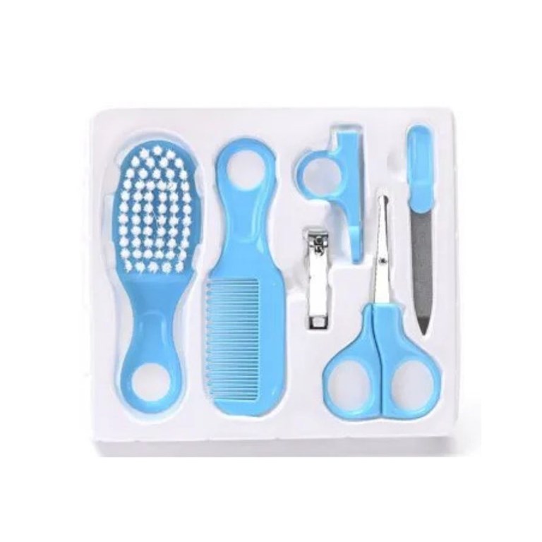 Set higiene para bebes. Cepillo, peine, tijera. lima, cortauñas