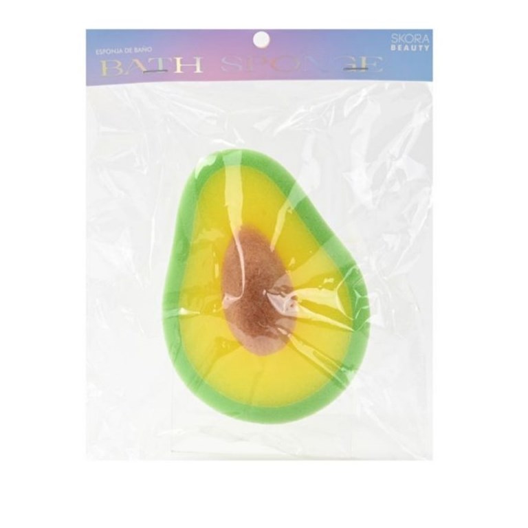 ESPONJA DE BAÑO FORMA DE PALTA
