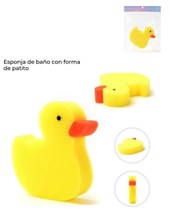 ESPONJA DE BAÑO CON FORMA DE PATITO