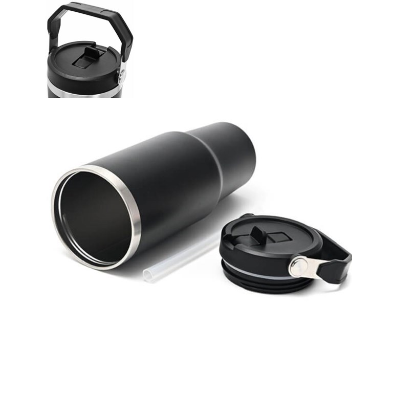 VASO TERMICO NEGRO WANDERLUST CON PICO 900ML
