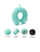 CUELLITO DE VIAJE MEMORY C/BOLSA DE GUARDADO 33X28 CM