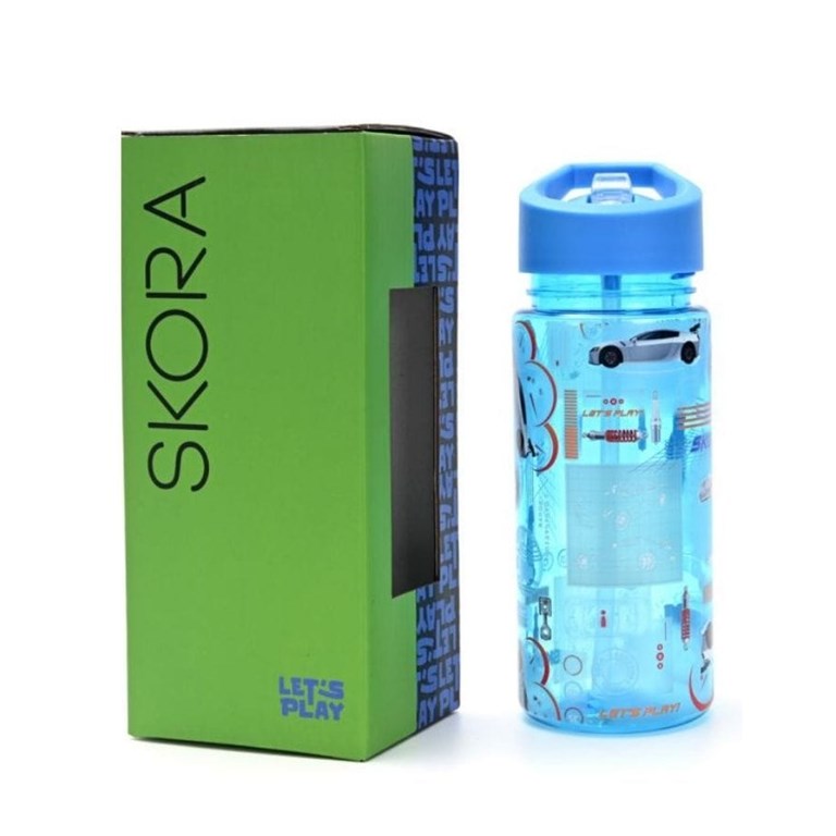 BOTELA INFANTIL CON PICO 500ML ESTAMPA FUTBOL