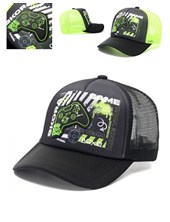GORRO DE NENE CON VISERA  ESTAMPA Y APLIQUE GAME